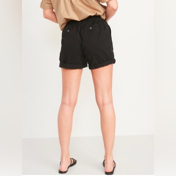 NWT! Black High-Waisted OGC Pull-On Chino Shorts -- 5-inch inseam - Size XL🩵 - Picture 3 of 7